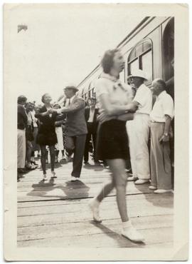 Ivan Dancing at the Train Station