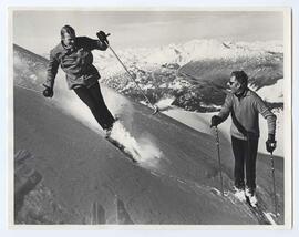 Jack Bright and Jim McConkey Skiing Whistler Mountain