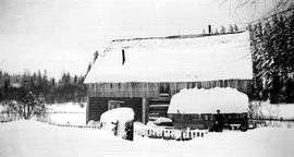 Neiland home in the deep snow