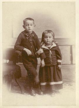 Philip and Myrtle Tapley as children