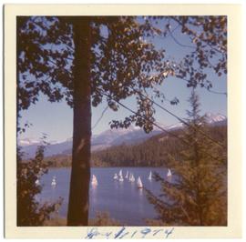 Sailing boats on Alta Lake