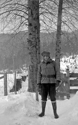 Bob Jardine in winter garb