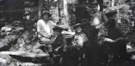 Jardine / Neiland family portrait in the forest