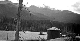 Water tank at Alta Lake train station