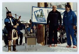 Franz Wilhelmsen and Lorne Borgal at Franz's Run Dedication Ceremony