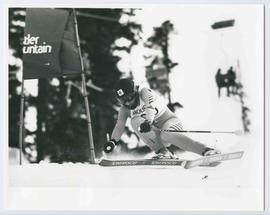 Wendy Morrison Racing in Whistler Mountain Christmas Downhill